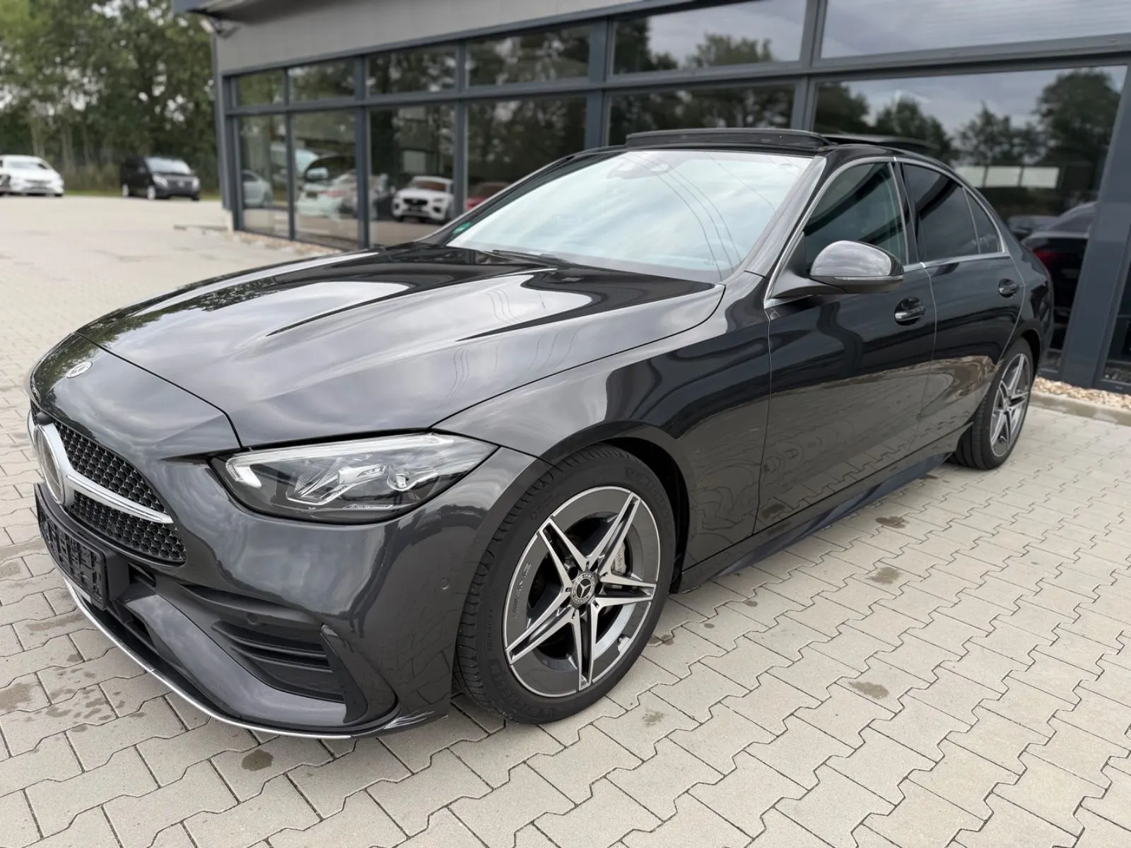 Mercedes-Benz C 200 C200d AMG Line -Pano-ACC-AmbientePlus-DAB-LED – Foto 1 von 25